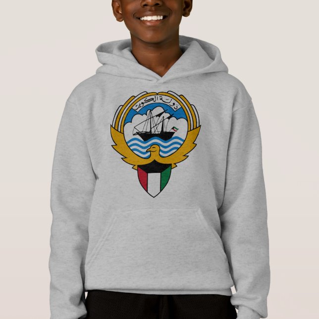 Kuwait-Emblem Hoodie (Vorderseite)
