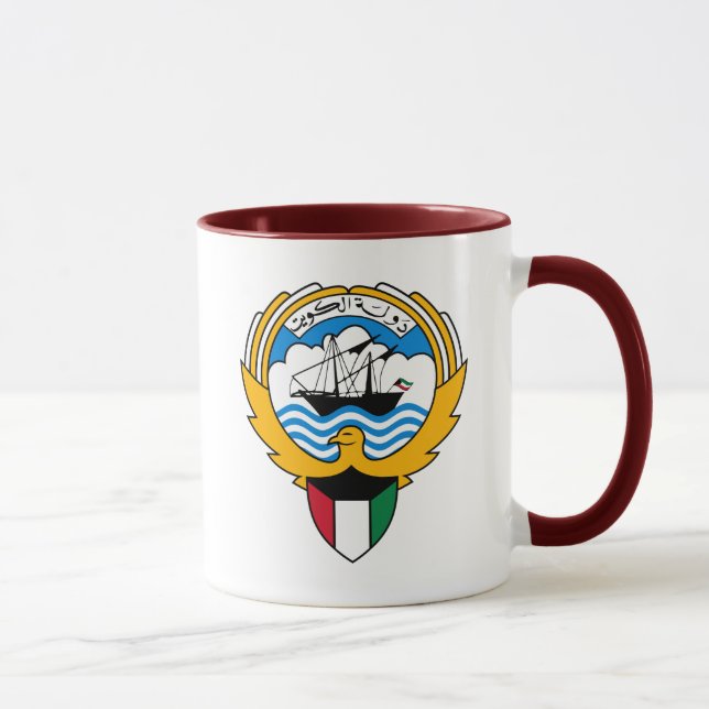 Kuwait-Emblem Tasse (Rechts)