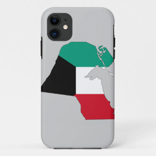 Kuwait-Flag-Karte iPhone 11 Hülle