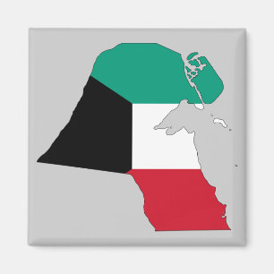 Kuwait-Flag-Karte Magnet
