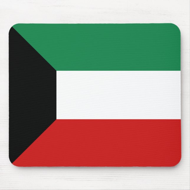 Kuwait Flag Mousepad (Vorne)