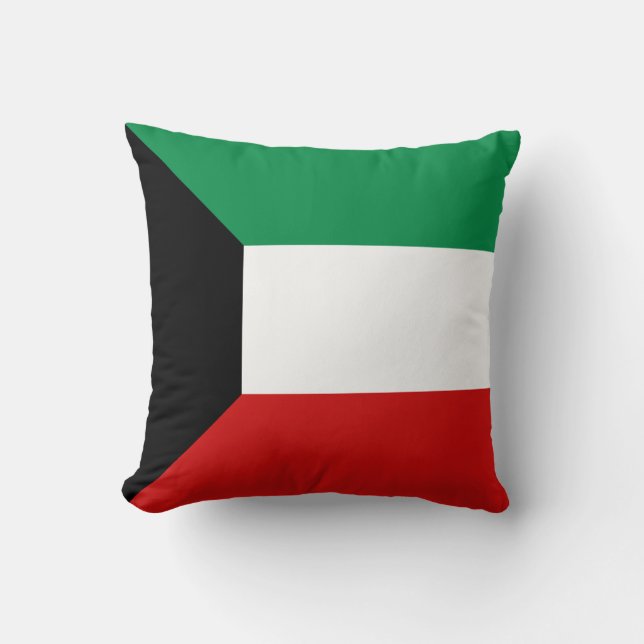 Kuwait Flag x Flag Kissen (Vorderseite)