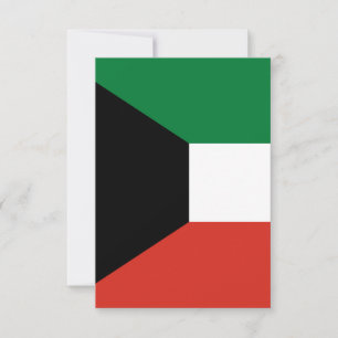 Kuwait-Flagge Dankeskarte