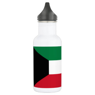 Kuwait-Flagge Edelstahlflasche