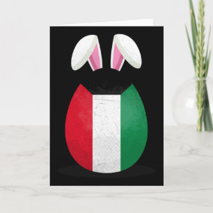 Kuwait-Flagge Ei Hasenohren Kuwaitischer Ostersonn Karte