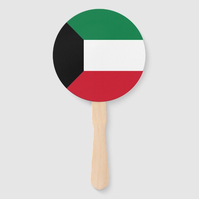 Kuwait-Flagge Fächer (Vorderseite)