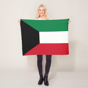Kuwait-Flagge Fleecedecke