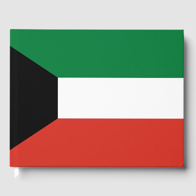 Kuwait-Flagge Gästebuch (Vorderseite)