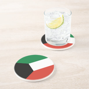 Kuwait-Flagge Getränkeuntersetzer