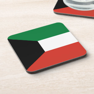 Kuwait-Flagge Getränkeuntersetzer