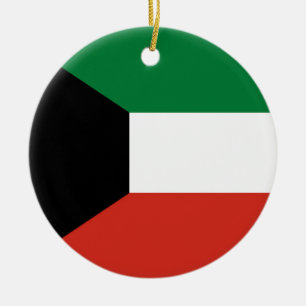 Kuwait-Flagge Keramik Ornament