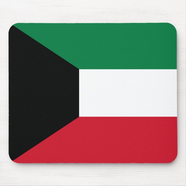 Kuwait-Flagge Mousepad (Vorne)