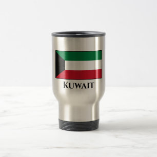 Kuwait-Flagge Reisebecher