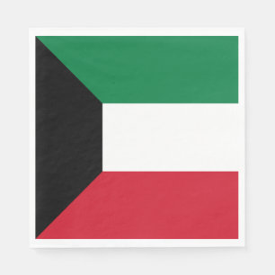 Kuwait-Flagge Serviette
