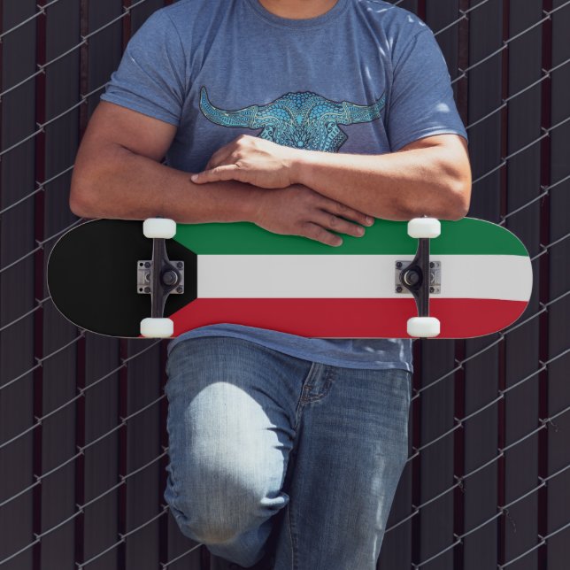 Kuwait-Flagge Skateboard (Außenbereich 3)