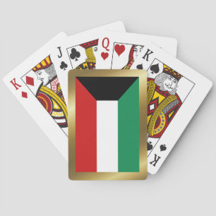 Kuwait-Flagge Spielkarten