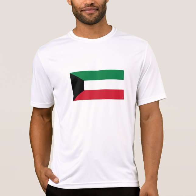 Kuwait-Flagge T-Shirt (Vorderseite)