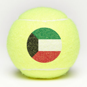 Kuwait-Flagge Tennisbälle
