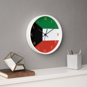 Kuwait-Flagge Uhr