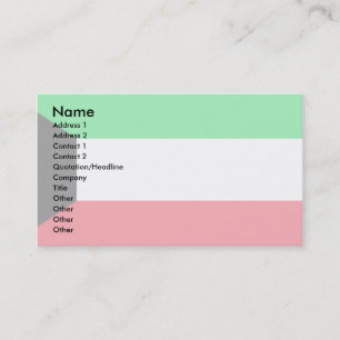 Kuwait-Flagge Visitenkarte