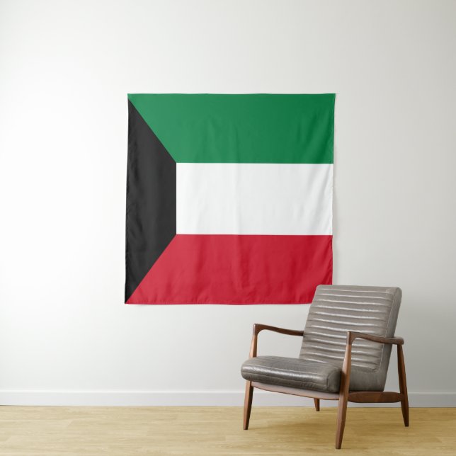 Kuwait-Flagge Wandteppich (Beispiel)