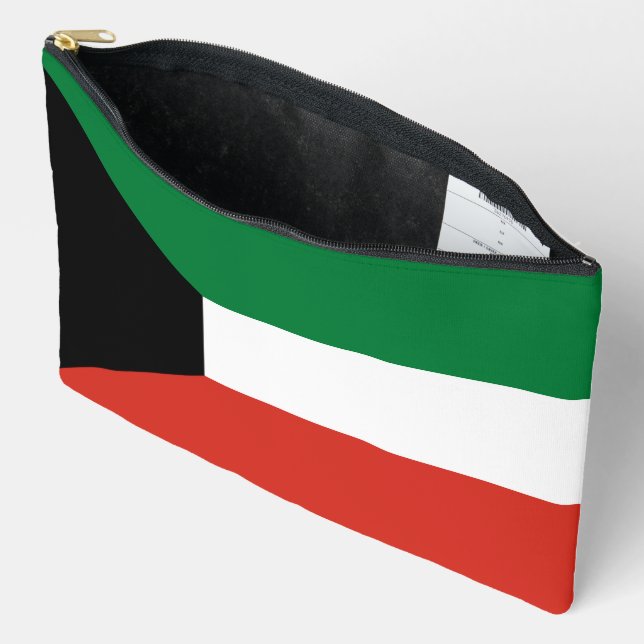Kuwait-Flagge Zubehörtasche (Offen)