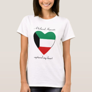 Kuwait-Flaggen-Schatz-T - Shirt
