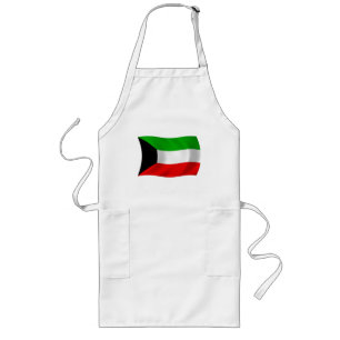 Kuwait-Flaggen-Schürze Lange Schürze