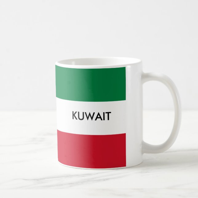 Kuwait-Flaggen-Tasse Tasse (Rechts)