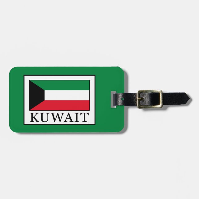 Kuwait Gepäckanhänger (Vorderseite horizontal)