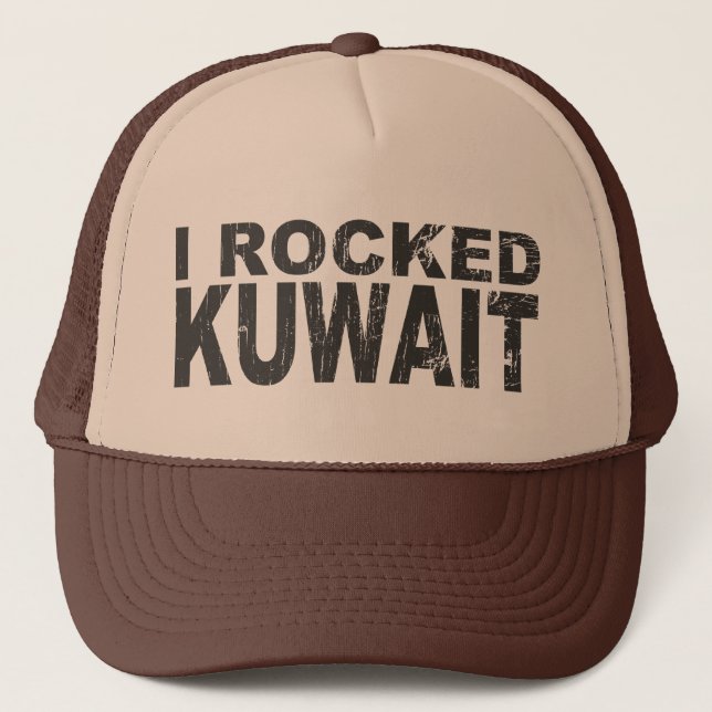 Kuwait-Hut Truckerkappe (Vorderseite)
