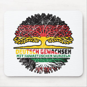 Kuwait Kuwaitisch Deutsch Deutschland Baum Wurzel Mousepad