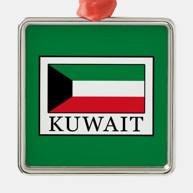 Kuwait Ornament Aus Metall (Vorne)