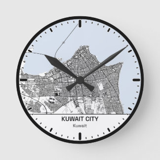 Kuwait Uhr Stadt Linie Kunst