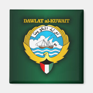 Kuwait-Wappen Magnet