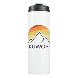 Kuwohi North Carolina Tennessee Retro Thermosbecher