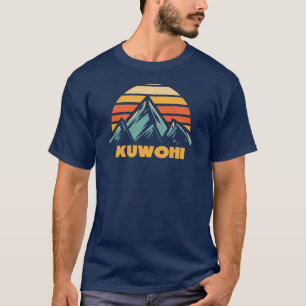 Kuwohi North Carolina Tennessee Retro Türkis T-Shirt