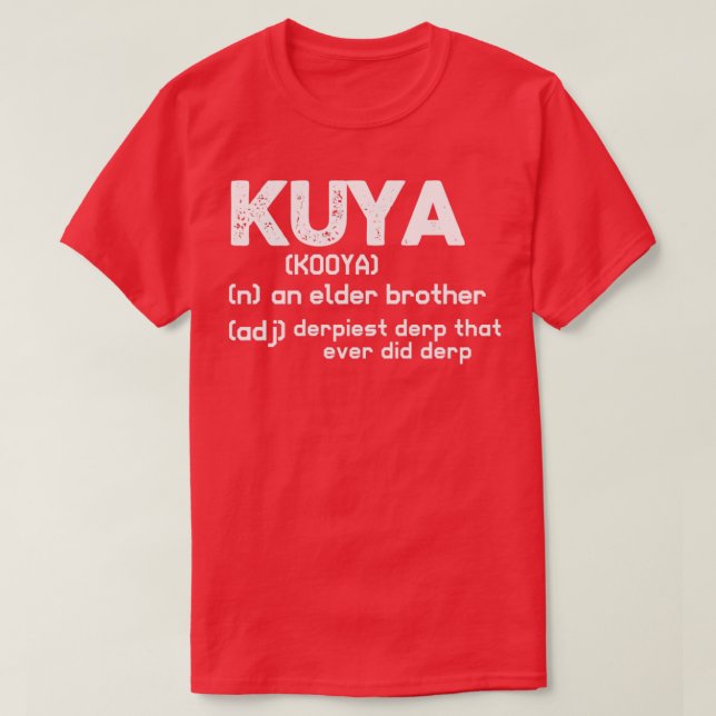 Kuya Großbruder T-Shirt (Design vorne)