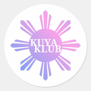 Kuya Klub Runder Aufkleber