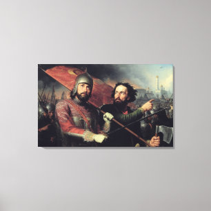Kuzma Minin u. Dmitry Pozharskys Staatsangehörige Leinwanddruck