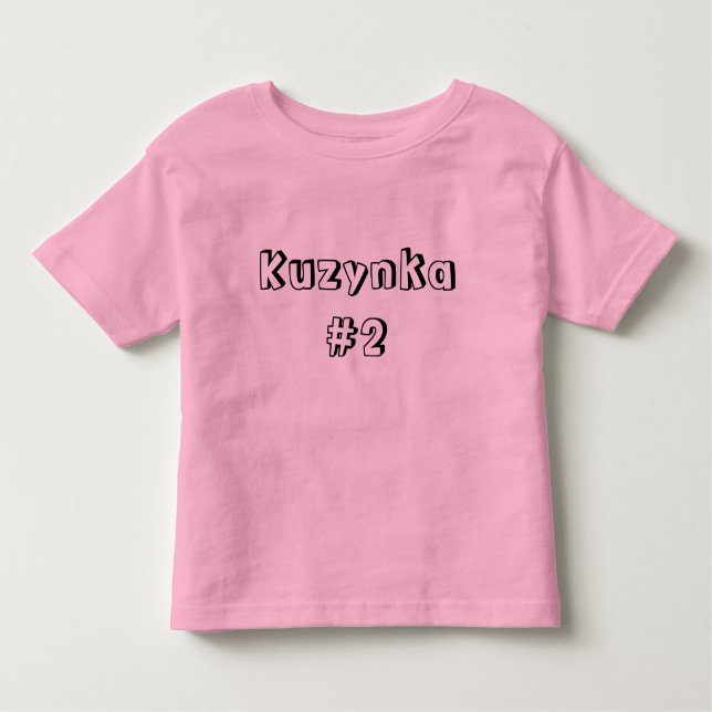 Kuzynka #2 kleinkind t-shirt (Vorderseite)