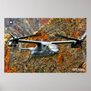 KV-22 OSPREY - Sondereinsätze Poster