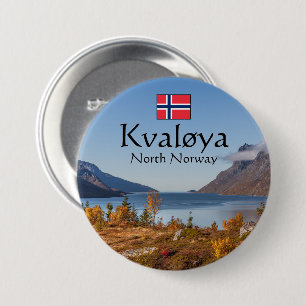 Kvaloya Insel Norwegen Button