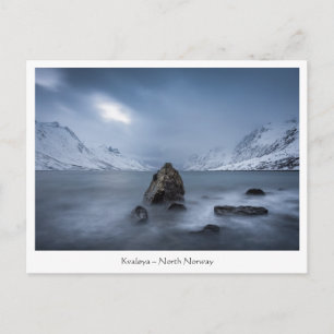 Kvaløya Island North Norway Postkarte
