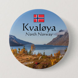 Kvaloya Island Norwegen Button