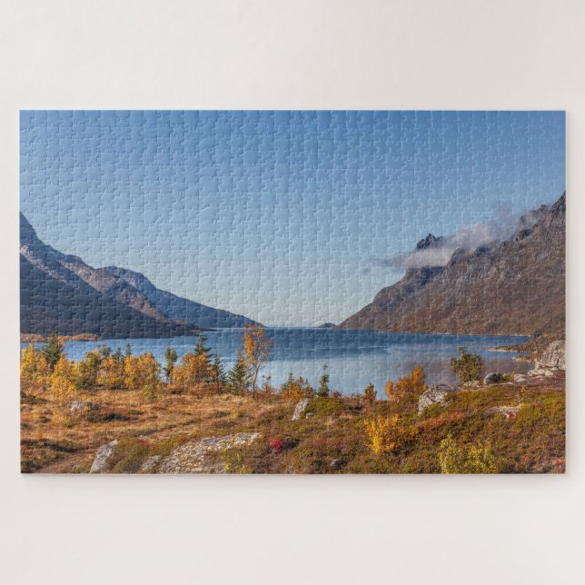 Kvaloya Island Norwegen Puzzle (Horizontal)
