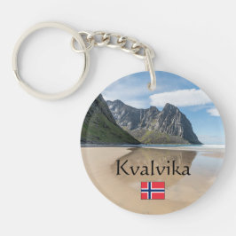 Kvalvika Lofoten Norwegen Schlüsselanhänger