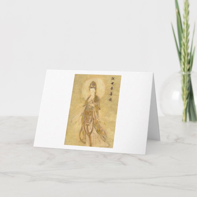 Kwan Yin die Göttin des Mitleids Karte (Vorderseite)