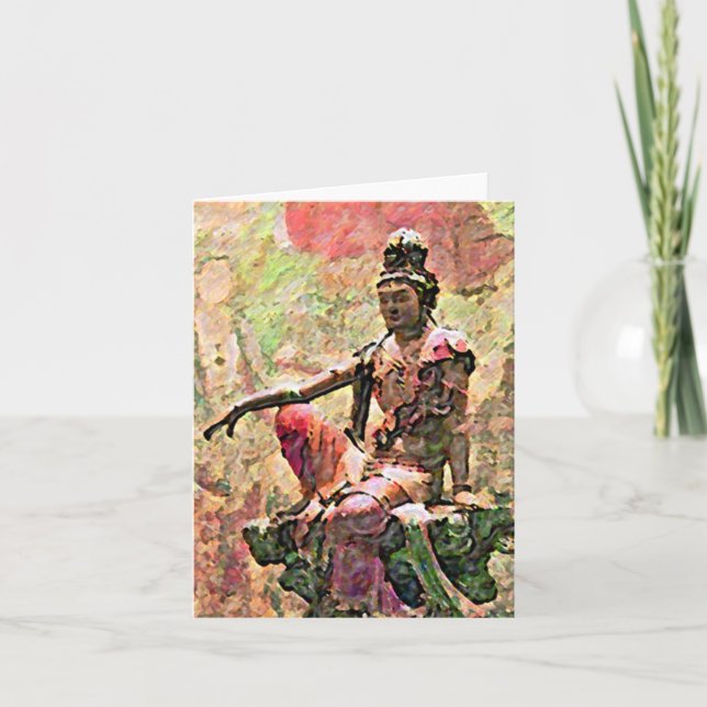 Kwan Yin Note Card Karte (Vorderseite)