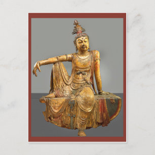 Kwan Yin oder Guanyin Chinesische Göttin der Barmh Postkarte